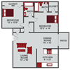 2 Bed 2 Bath